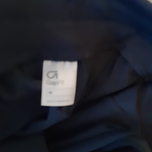 Gap Fit - tuxedo stripe jogger style pant size M blue NEW - Picture 9 of 9